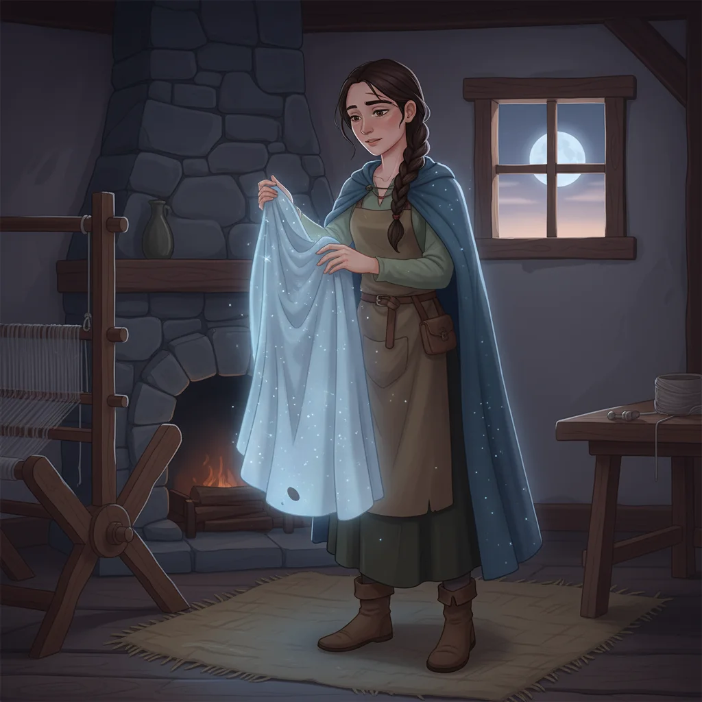 Illustration for: The Moonbeam Cloak