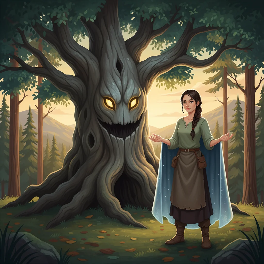 Illustration for: The Willow's Wisdom
