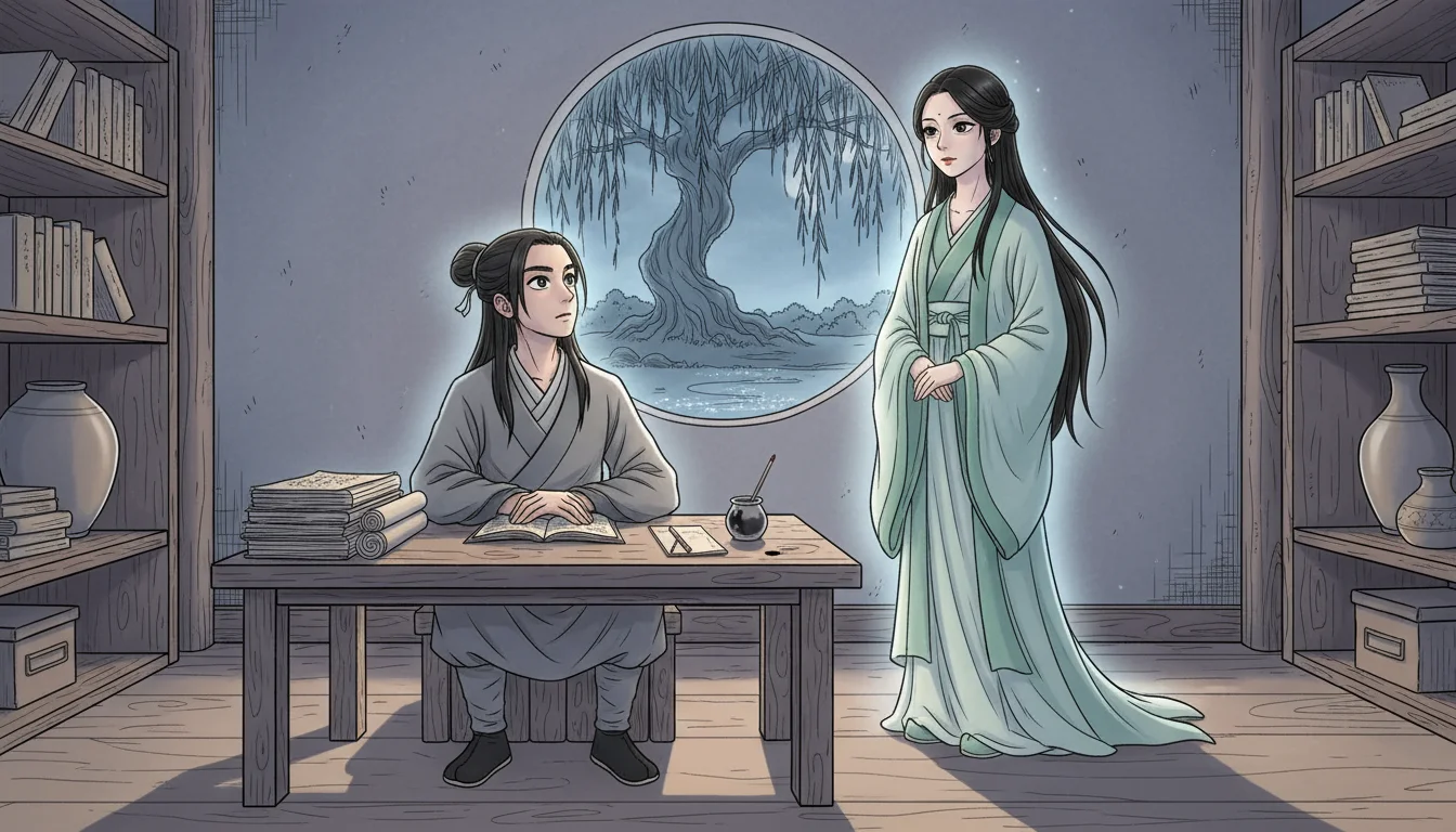 Illustration for: A Mysterious Visitor