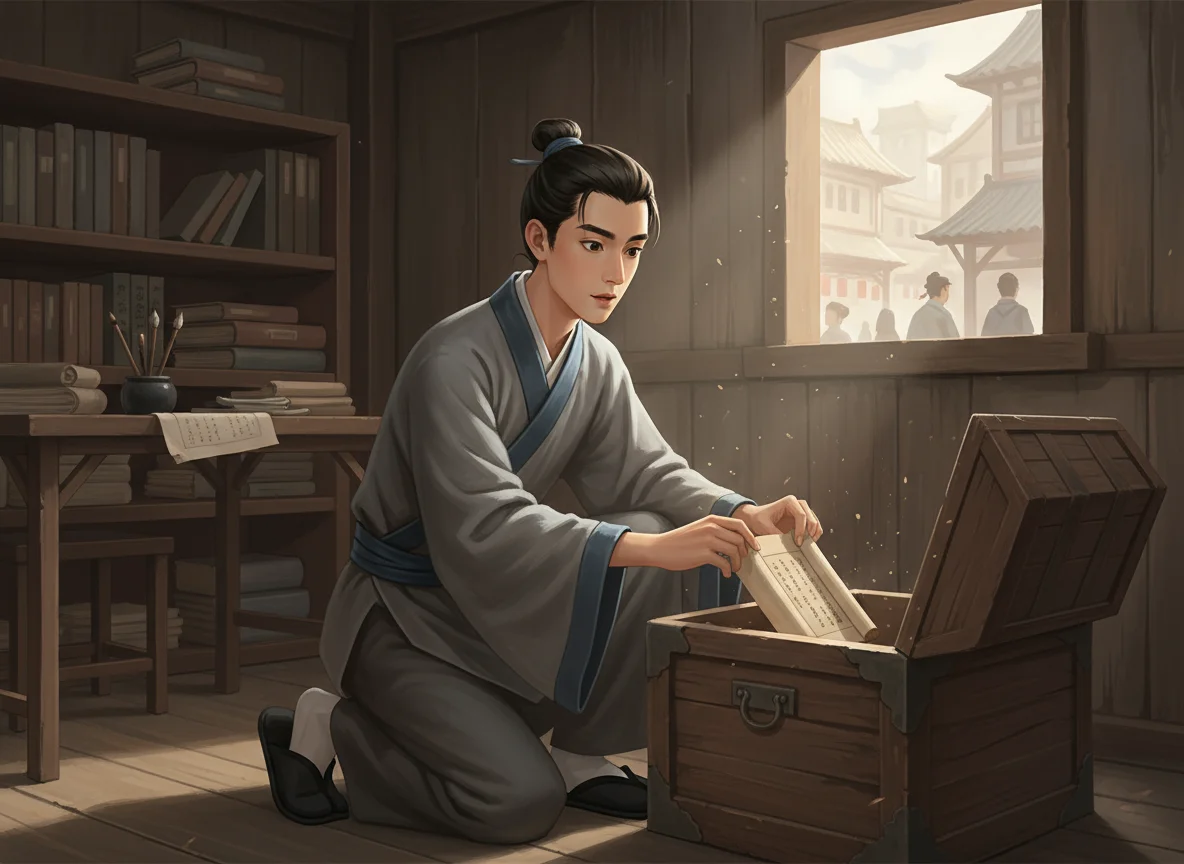 Illustration for: A Forgotten Chest