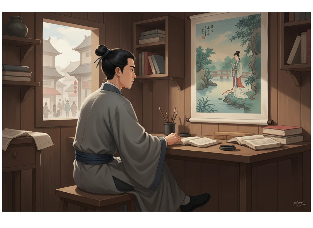 Illustration for: A New Wall Hanging