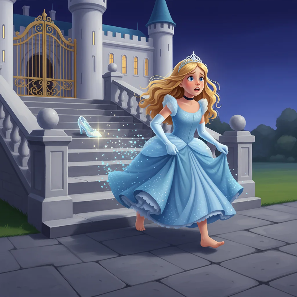 Illustration for: A Lost Slipper