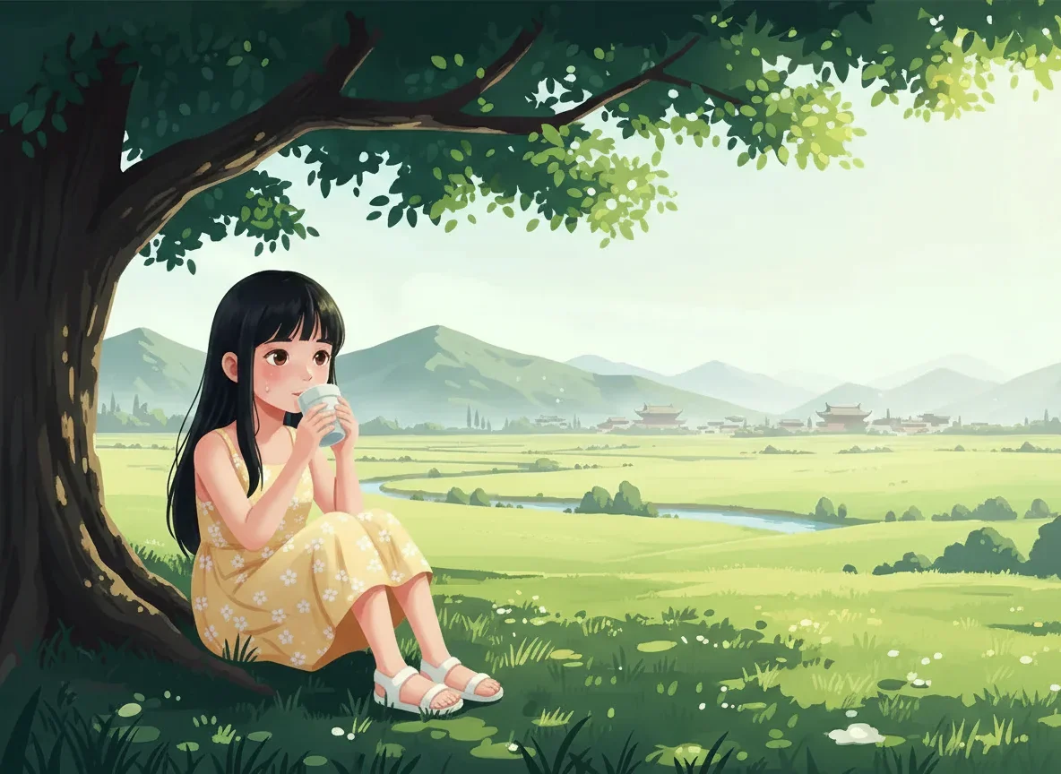 Illustration for: 大暑：三伏之天