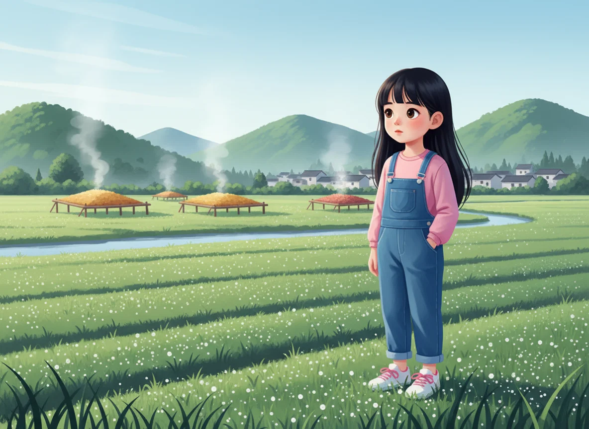 Illustration for: 白露：烟上架头