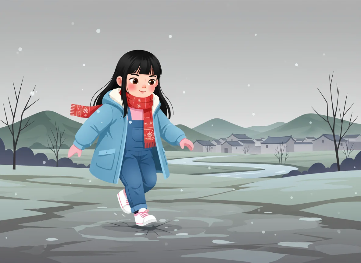 Illustration for: 小雪：地冻严实