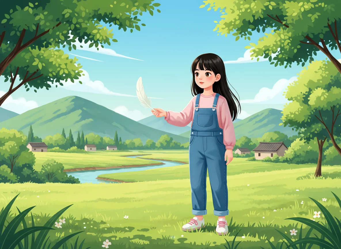 Illustration for: 立夏：鹅毛驻足