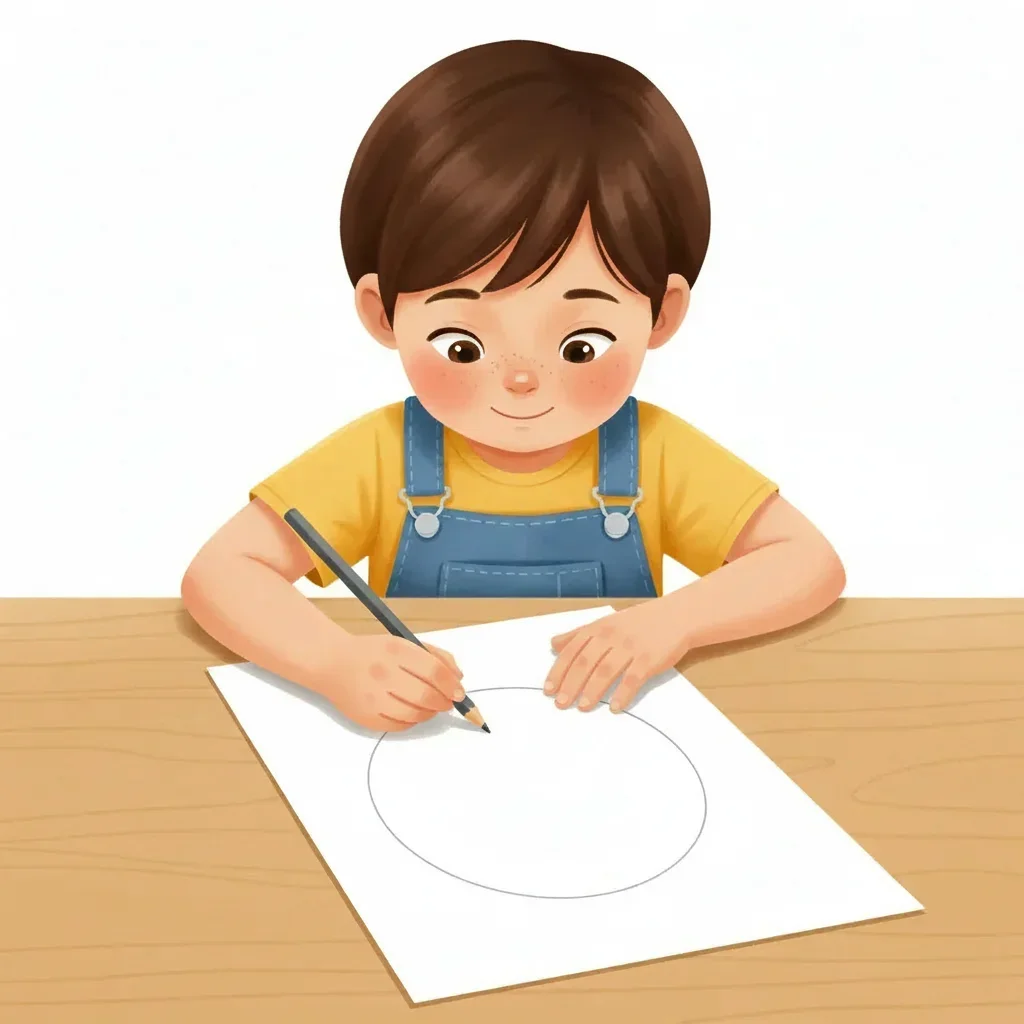 Illustration for: Step 1: Draw the Head Shape