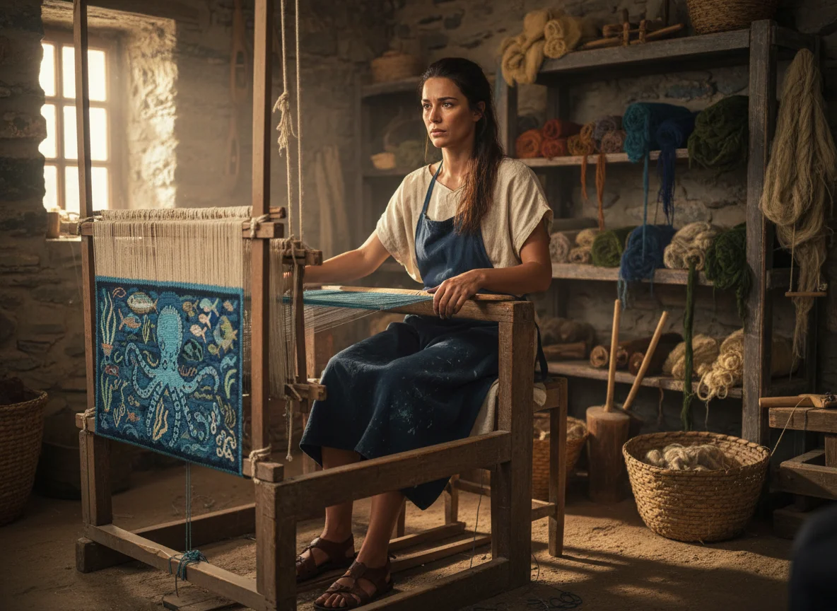 The Weaver's Debt kids picture book cover