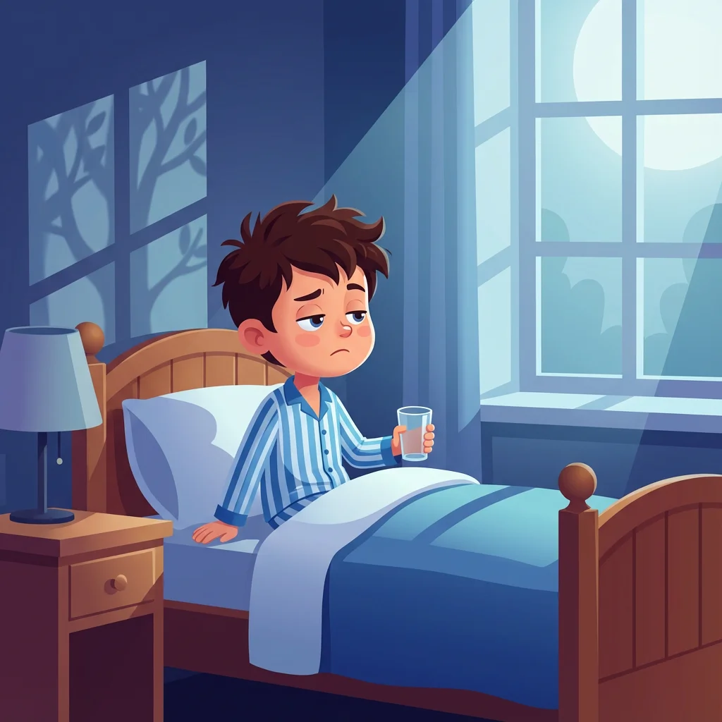 深夜走廊里的长长回声 kids picture book cover