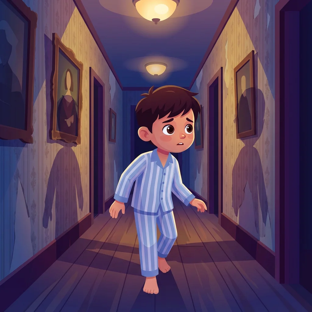 Illustration for: 走廊里的影子