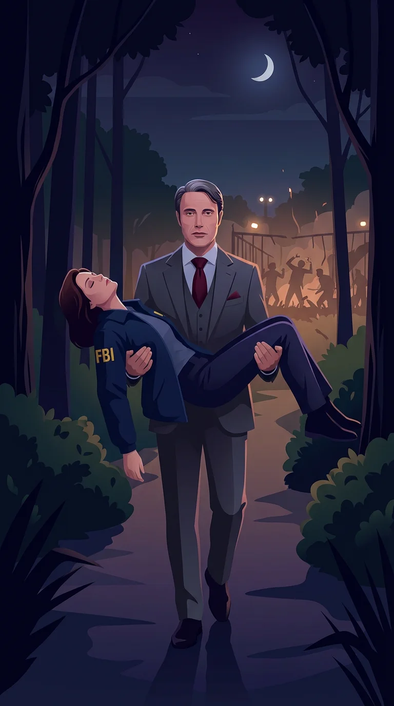 Illustration for: 神秘的离去