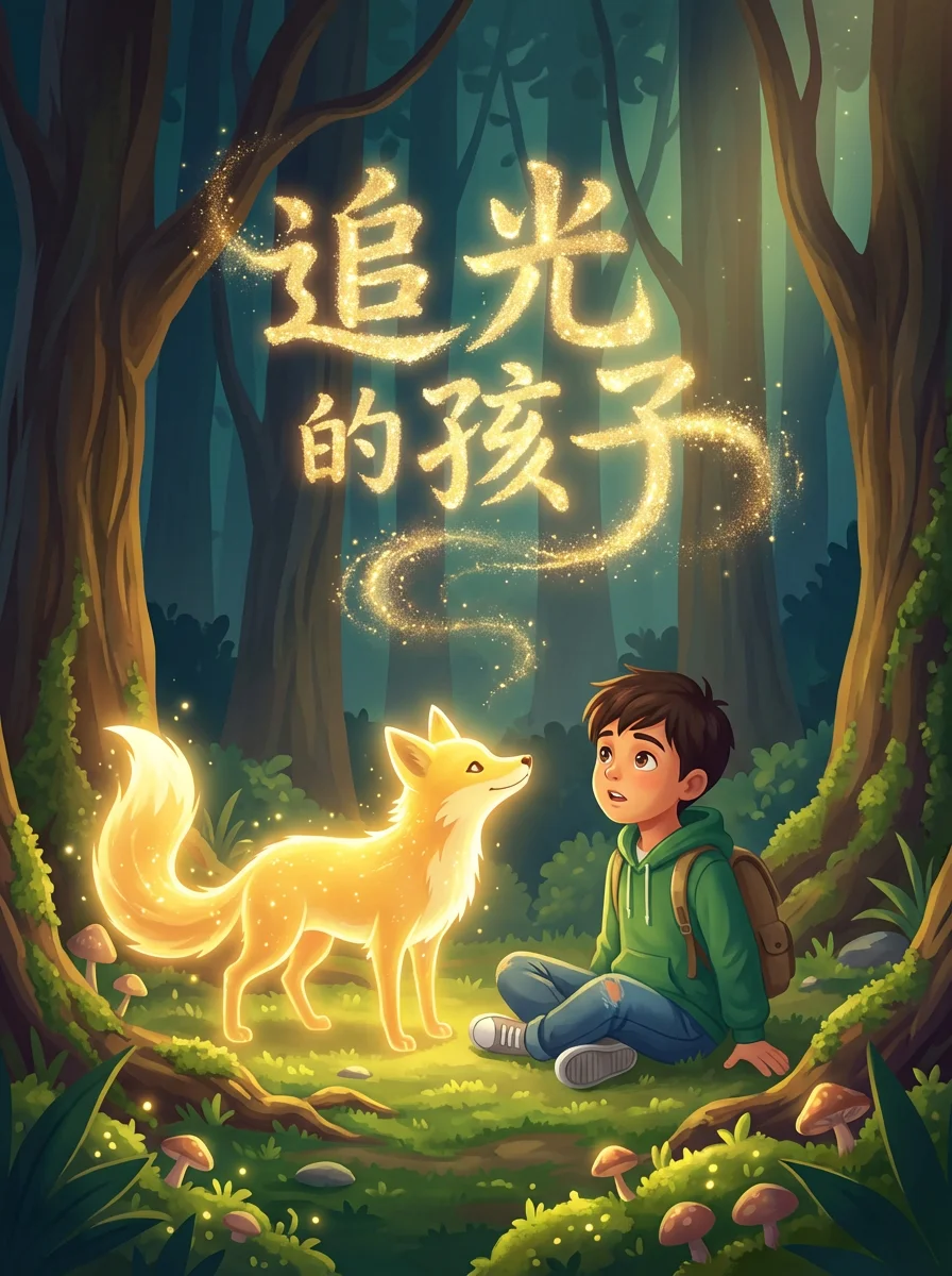 追光的孩子 kids picture book cover