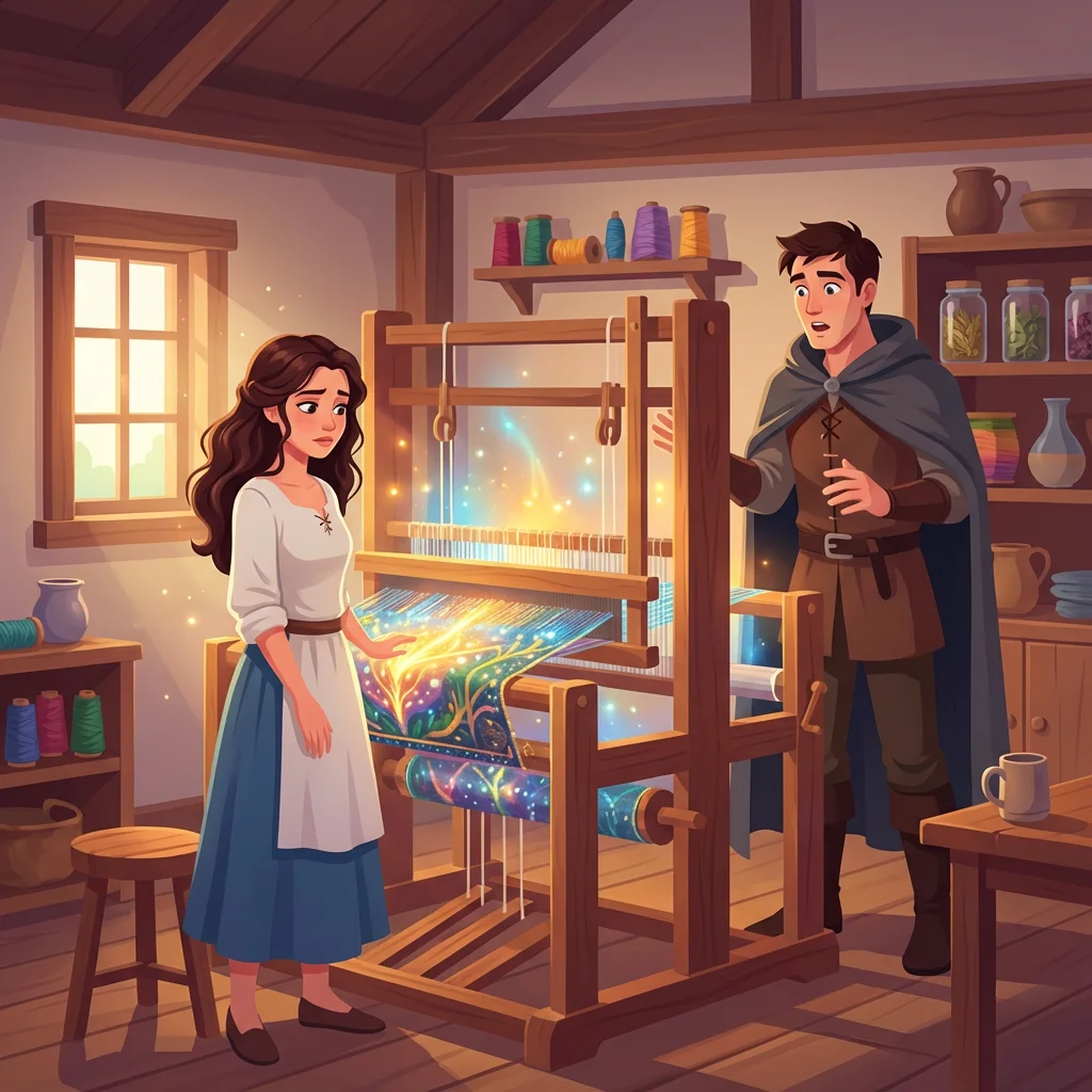 Illustration for: A Shimmering Creation