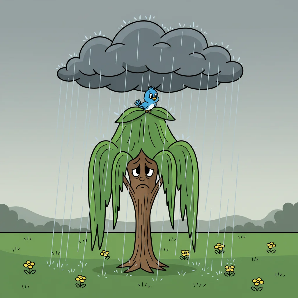 Illustration for: The Sad Rain