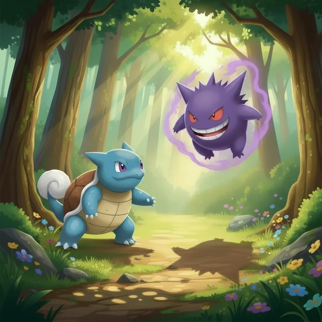 Illustration for: 卡咪龟的对视