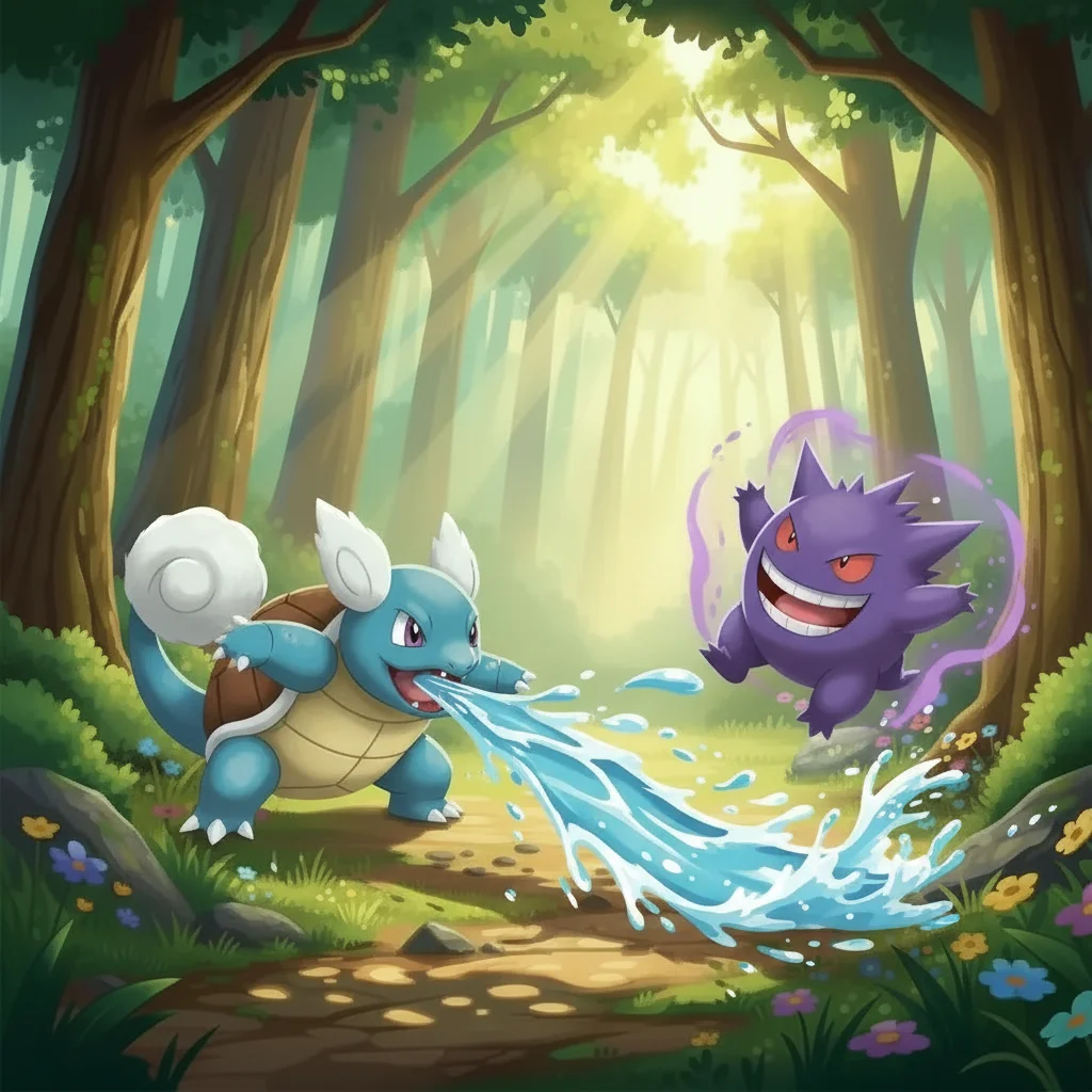 Illustration for: 水与幽灵的对决